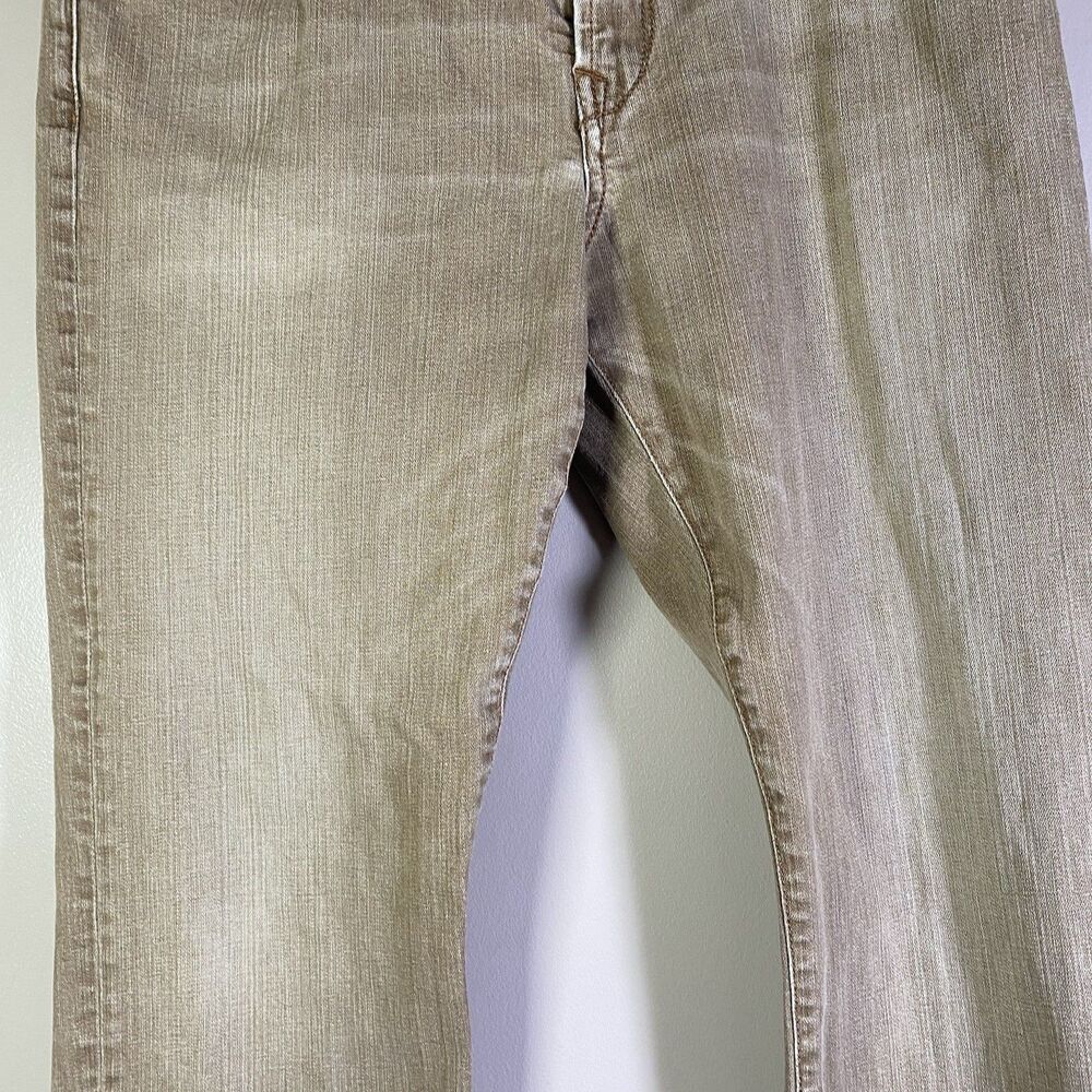 Alberto Jeans Mens 36x32 (Tag 36x34) Taupe Stone Brown Denim Modern Fit - Picture 3 of 16